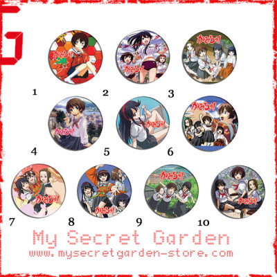 Kamichu ! かみちゅ Anime Pinback Button Badge Set ( or Hair Ties / 4.4 cm Badge / Magnet / Keychain Set )